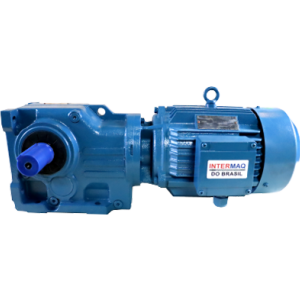 Motoredutor com Eixo Maciço Lateral
